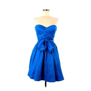 Calvin Klein Blue Cocktail Dress with Bow